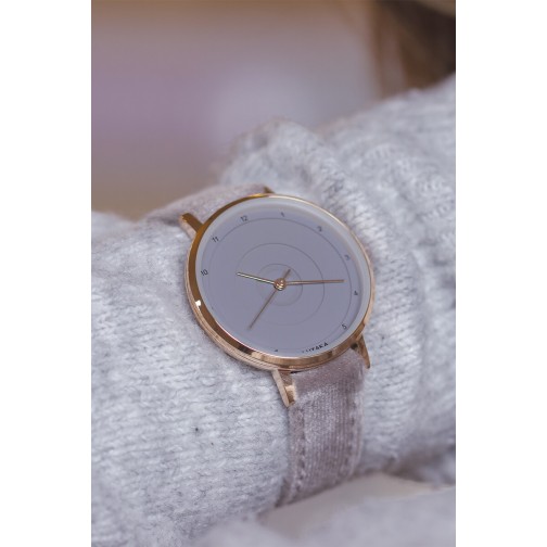 montre or rose homme